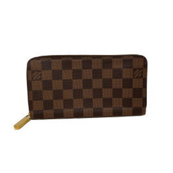 Louis Vuitton Zippy Brown Wallet Ebene Long - Picture 1 of 7